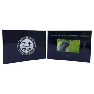School Auction Presentation Flyer Holder with LCD Video Screen