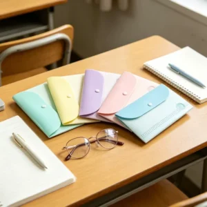 School Office Plastic Poly DL/Check Size Document Envelopes with Label Pocket