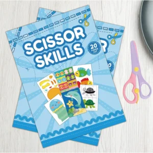 Scissor Skills Cut-and-Paste Ocean Animals Activity Book