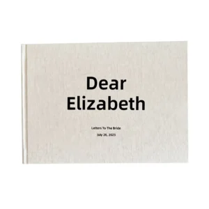Scrapbook Bridal Shower Photo Album and Wedding Guest Book, Polyester, Made in China