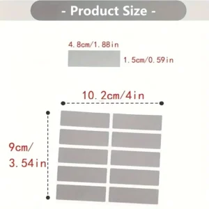 Scratch-Off Film Anti-Counterfeiting Label Coating Lucky Draw DIY Reward Card Hidden Text Password 15x48mm