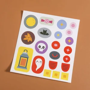 Self-Adhesive Cartoon Paper Stickers Fancy Design Personalized Decorations