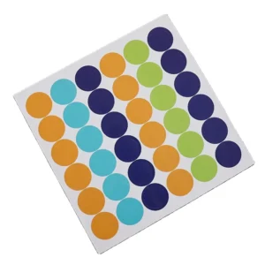 Self-Adhesive Circular Polka Dot Eco-Friendly Paper Decorative Stickers for Home Decoration
