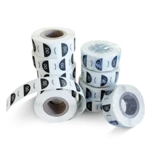 Self-Adhesive Color Dot Labels, 500/1000 per Roll, Coated Paper Color-Coding Stickers