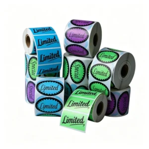Self-Adhesive Customizable Product Labels for Retail Promotions