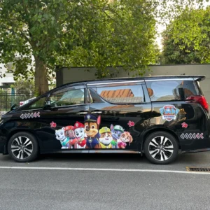 Self-Adhesive Large Car Body Decal Stickers with Weather-Resistant Printing