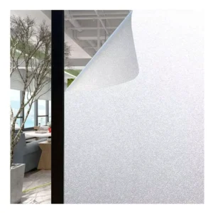 Self-Adhesive PVC Window Film Clear Frosted Safety Privacy Film for Glass Doors and Windows