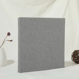 Self-Adhesive Photo Album 40 Pages DIY 4×6 8×10 Baby Memory Book Linen Cover Scrapbook Album for Family