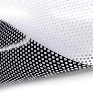 Self-Adhesive Printable Way Vision Perforated Window Film Vinyl Mesh