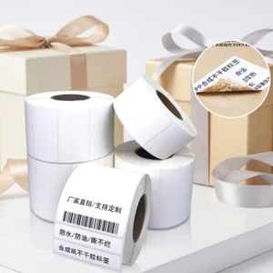 Self-Adhesive UV Heat Transfer Sticker Paper 57x40mm Core 4x6x1000 Waterproof Blank Labels