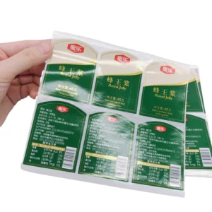 Self-Adhesive Vinyl Waterproof Sticker Roll Labels with Custom Logo Printing