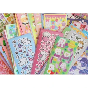 Self-Adhesive Waterproof Cartoon Deco Stickers for DIY