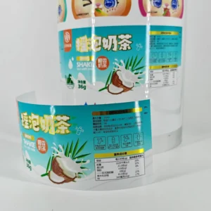 Self-Adhesive Waterproof Synthetic Paper Rectangular Custom Packaging Labels