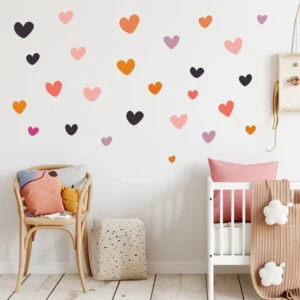Self-Adhesive Waterproof Vinyl Wall Decal for Kids’ Bedroom Decoration