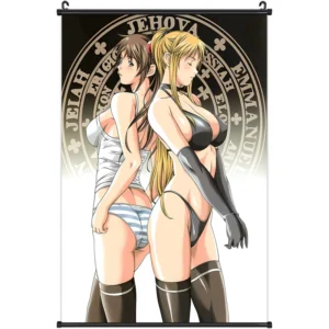 Sexsi Girl Anime Wall Scroll Poster, Personalized Waterproof Home Decor