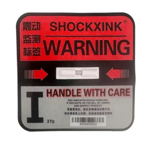 Shockproof Waterproof PET Shock Indicator Adhesive Labels One-Generation Custom Crystal