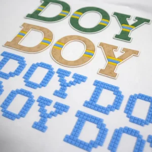 Silicone Garment Stickers Factory Logo Clothing Heat Transfer Letter Labels Soft 3D Raised Logo