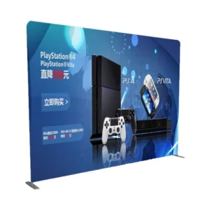 Silk Fabric Wall Banner Backdrop Indoor Outdoor Aluminum Backdrop