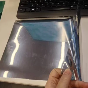 Silver Acrylic Single-Sided PET Window Film, Heat-Insulation, UV Protection, Waterproof, Die-Cut Reflective Building Film