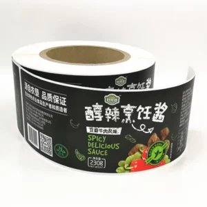 Silver Foil Customized Self-Adhesive Waterproof Packaging Labels for Olive Oil and Cookie