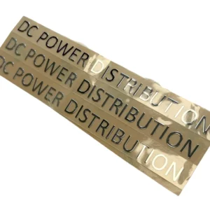 Silver Foil Metal Label for Portable Speaker Body Gold Foil Sticker Printing