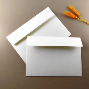 Simple Blank Release Self-Adhesive Large Envelope Thick White Kraft Paper Gift Envelope for Invoice File Bag
