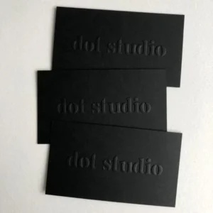 Small Business Business Card Customization Specialty Paper & Embossing Boosts Corporate Client Expansion