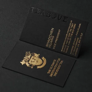 Small Business Business Card Customization Specialty Paper Hot Stamping Suitable for Corporate Client Expansion