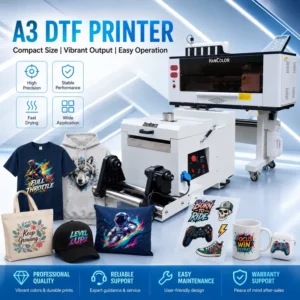Small Business Dual XP600 DTF Printer Printing Machine for T-Shirt Transfer Printing A3 13 Inch