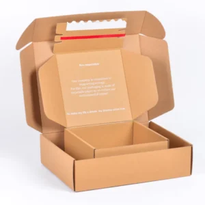 Small Corrugated Cardboard Gift Shipping Mailer Box