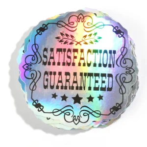 Small Custom Print PVC Outdoor Waterproof Self Adhesive Glitter Label Stickers