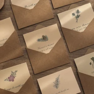 Small Packaging Envelopes for Gift Vouchers and Clothes