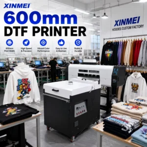 Smart 24in DTF Printer DTF Printing Machine with Automatic Cleaning White Ink Circulation for PET Film Transfer Printing