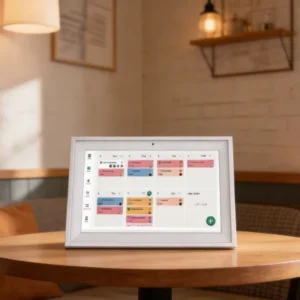 Smart WiFi Digital Calendar, 15.6″ Full HD Touchscreen Planner with Family Schedule and Task Organizer
