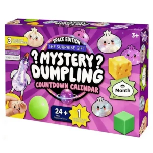 Soft Elastic Anti-Wrinkle Dumpling-Shaped 24-Day Countdown Calendar Resin Stress-Relief Toy