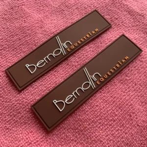 Soft PVC Patch Label Rubber Brand Label 3D Logo Effect Soft Rubber PVC Tag for Hats
