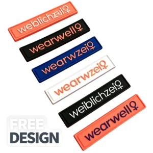 Soft PVC Rubber Label with Private Logo