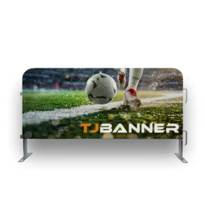 Soft Polyester Fence Banner with Custom HD Picture, Single or Double Print, Windproof, Outdoor Use