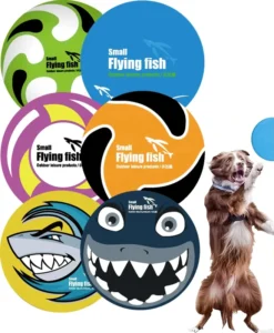 Soft Silicone Flying Disc for Dogs and Kids, Aerodynamic, Floatable, Outdoor Backyard and Beach Use