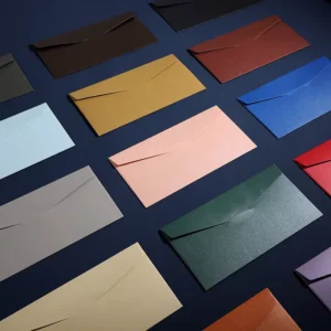 Solid Color Retro Thickened Paper Envelope for Business, Invitations, Letters, and Color Printing