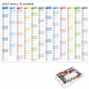 Souvenirs Gift Thick Paper Large Yearly Wall Custom Printing Calendars New Design and Planners