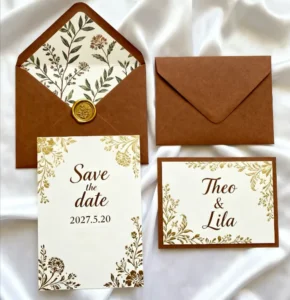 Special Paper Envelopes for Wedding Invitations and Business Letters Customizable