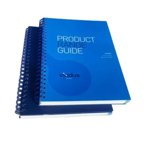 Spiral-Bound Catalog Booklet Brochure Book Printing with Wire-O Binding