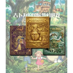 Spirited Away Totoro Colored Paper Shikishi Blind Box, Sealed Booster Box Trading Cards