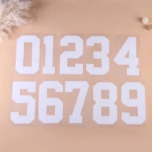 Sport Numbers Screen Print Transfers Plastisol Vinyl Film Designs Press Custom Heat Transfer Numbers for T-Shirts