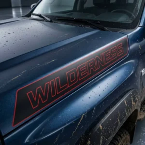 Sporty Hood Stickers PVC Racing Line Decals Waterproof Engine Cover Styling Trim Auto Exterior Customization