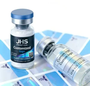 Spot UV 1ml 3ml 5ml 10ml Holographic Oil-Proof Packaging Labels Custom Vial Labels Vinyl Stickers