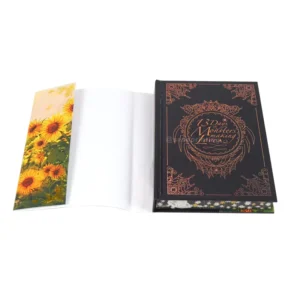 Sprayed-Edge Hardcover Novel Book Manufacturer, Black and White Special Edition Printing