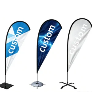 Square Base Feather Flag Banner