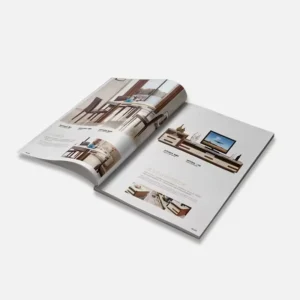 Square Brochure Booklet Full Color Catalog Digital Printing Service Factory